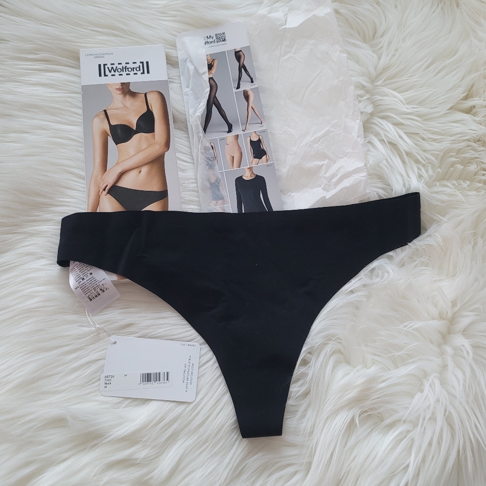 BNWT Wolford Cotton Contour String Panty